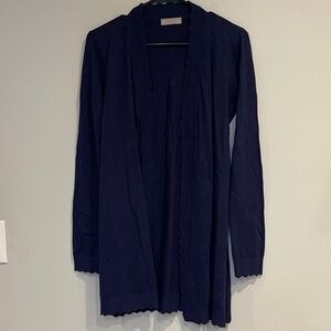 NWT Evolution by Cyrus Eclipse Deep Blue Women's Cardigan